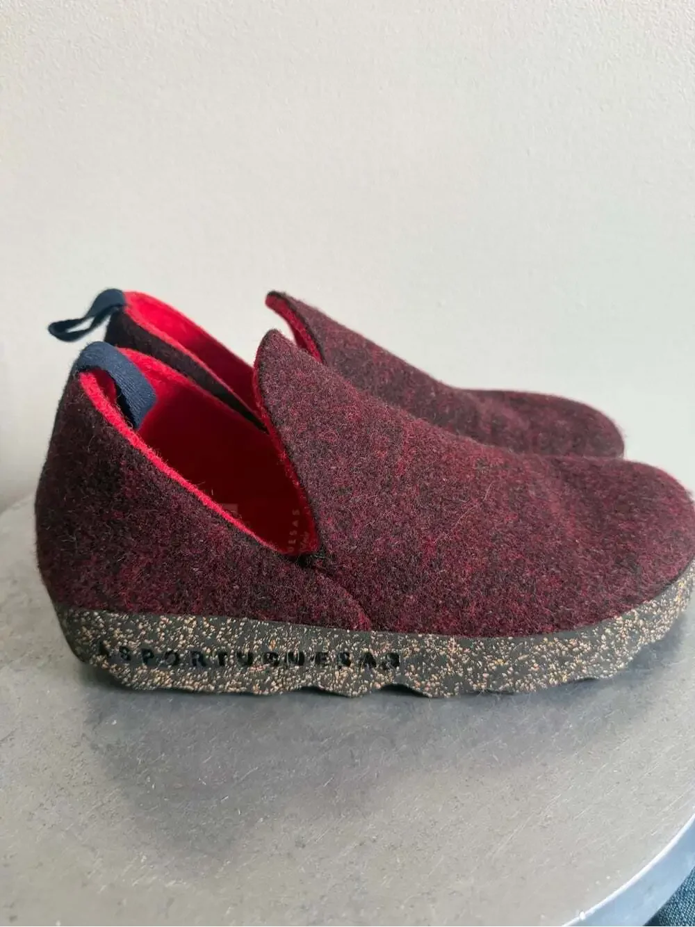 As Portuguesas Wool Felt Slip-On Shoes EU 39 | Granola Minimalist
